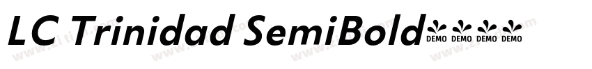 LC Trinidad SemiBold字体转换